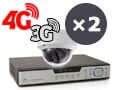 KIT VIDÉOSURVEILLANCE 4G 5G AVEC 2 CAMÉRAS